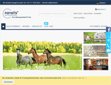 Tablet Screenshot of navalis-vet.de